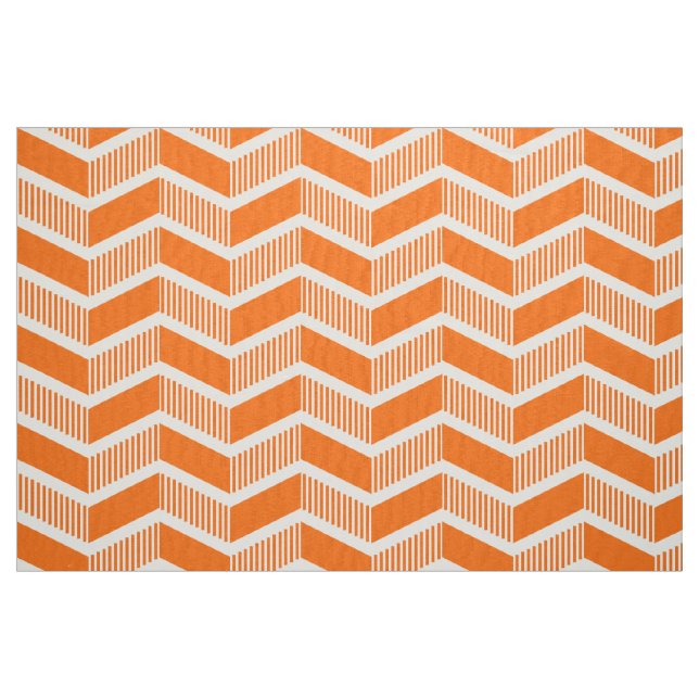 Tecido Chevrons Empachados - Laranja (Fat Quarter)
