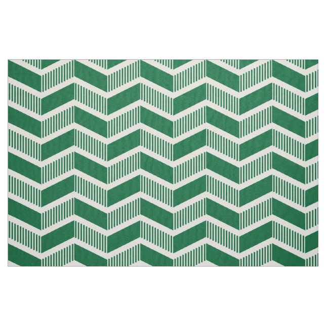 Tecido Chevrons Esticados - Verde Florestal (Fat Quarter)