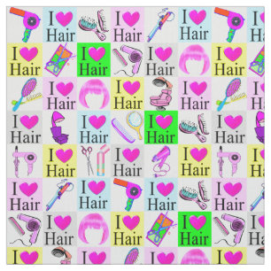 TECIDO CHIC & COLORFUL HAIR STYLIST I AMO CABELO
