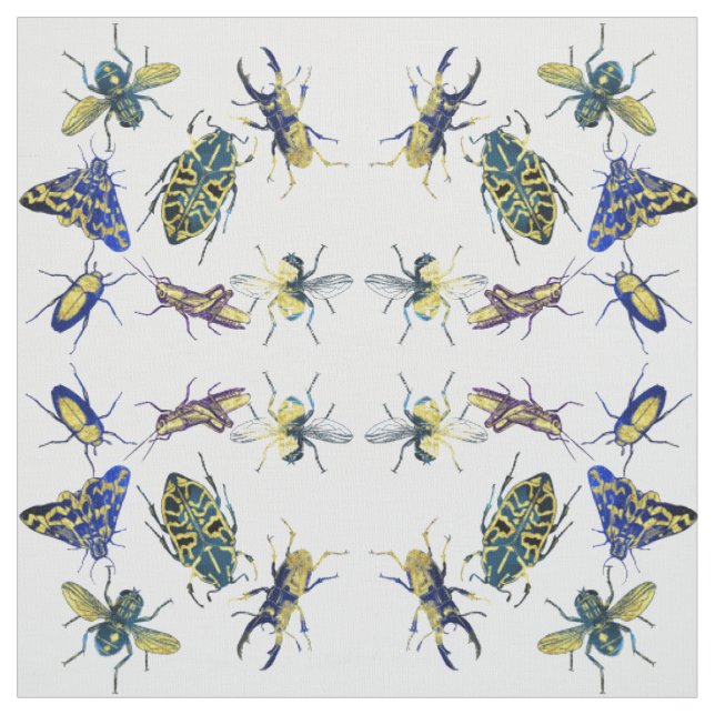 Tecido Chic Elegant Entomology Insett Lover (Modelo)
