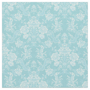 Tecido Chic Floral Romântico Damask-Mint