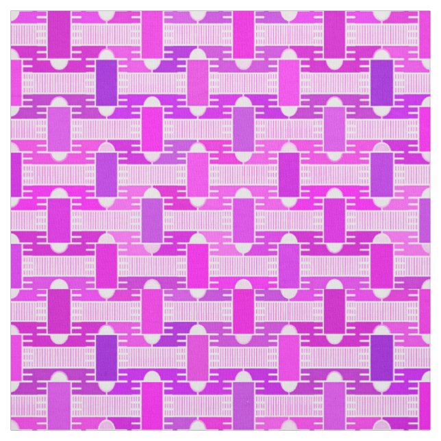 Tecido Chic industrial Art Deco, violeta, orquídea, lavan (Modelo)