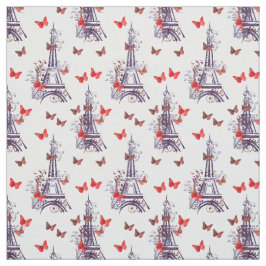 Tecido Chic Puro da Torre Eiffel Parisiense
