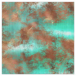 Tecido Chic Teal Copper Boho