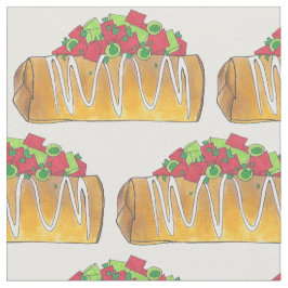 Tecido Chimichangas, Sudoeste Fritado Burrito Tex Mex