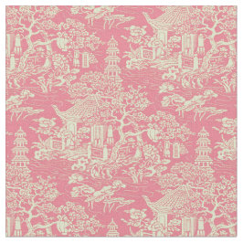 Tecido Chinoiserie Rosa