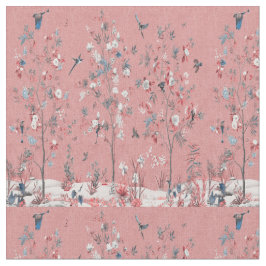 Tecido Chinoiserie Rosa