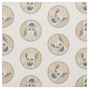 Tecido Chinook Puppy Orelhas Pintadas Pintando Pet Dog Ar