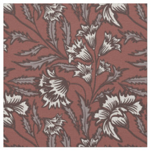 Tecido Chintz flora botânica dopamina decoração