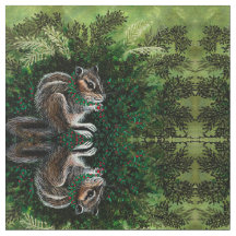 Chipmunk na Floresta Moss