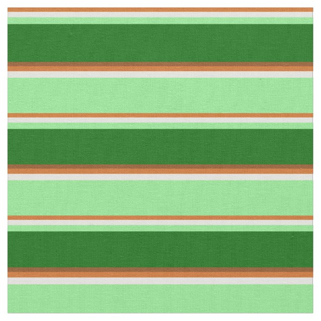 Tecido Chocolate, Amarelo, Verde Claro, Verde Escuro e Ma (Detalhe)
