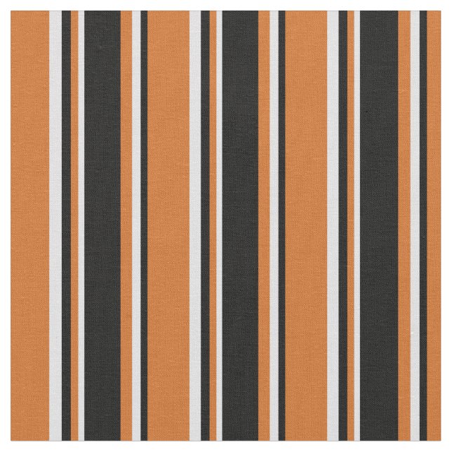 Tecido Chocolate, Black & Lavanda Colour Stripes (Detalhe)