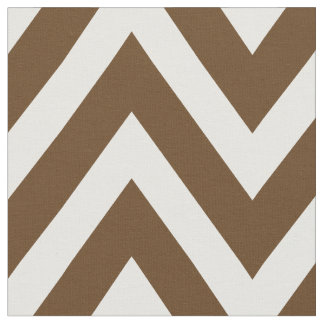 Tecido Chocolate Castanho Moderno Chevron Grande Escala
