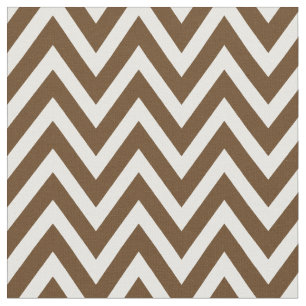 Tecido Chocolate Castanho Moderno Tiras de Chevron
