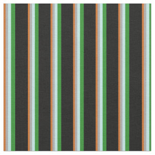 Tecido Chocolate, Cinzas, Turquesa, Floresta Verde e Pret