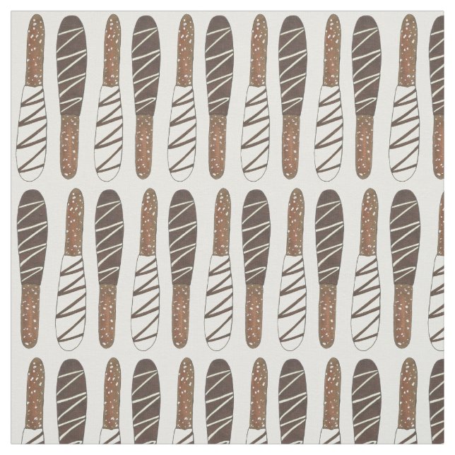 Tecido Chocolate Coberto Pretzel Rods Dipped Pretzel Salg (Modelo)