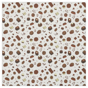 Tecido Chocolates Chocolates e Bares doces protegidos por