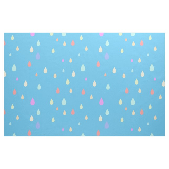 Tecido Chuva Colorida (Fat Quarter)