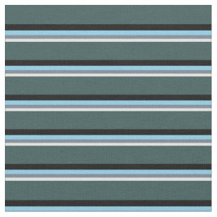 Tecido Ciano Claro, Cinzas De Traição, Azul Céu, Preto e