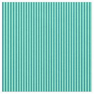 Tecido Ciano Escuro e Aquamarine Padrão Striped/Links