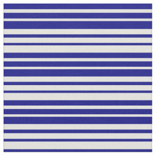 Tecido Ciano Leve e Padrão Azul Striped/Links