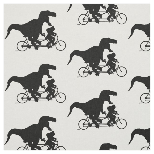 Tecido Ciclismo ido de Squatchin com T-rex (Modelo)
