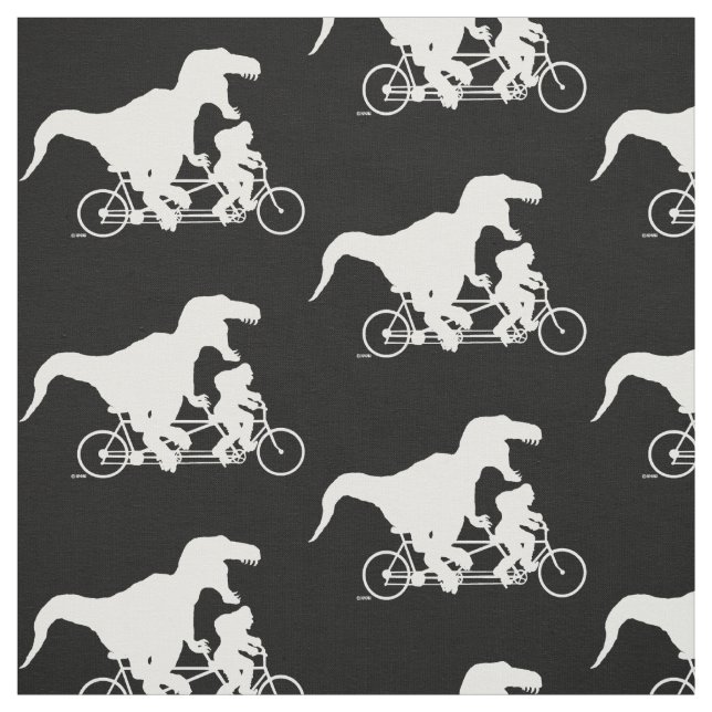 Tecido Ciclismo ido de Squatchin com T-rex (Modelo)