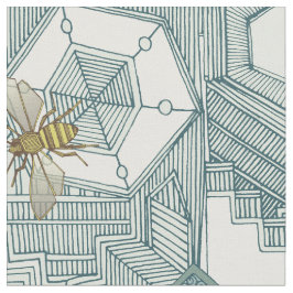 Tecido cidade do hexágono