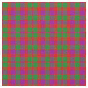 Tecido Cidade Glasgow Tartain Xadrez Vermelha Verde Roxo