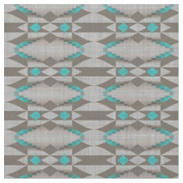 Tecido Cinza Aqua Turquoise Teal Blue Arte Tribal