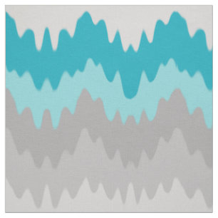 Tecido Cinza azul Chevron cinzento Ombre da cerceta de