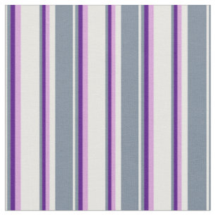 Tecido Cinza Branca, Leve, Indigo E Plum Colorido