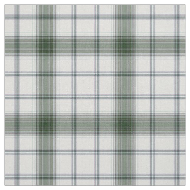 Tecido Cinza branca Xadrez de Tartan verde (Modelo)