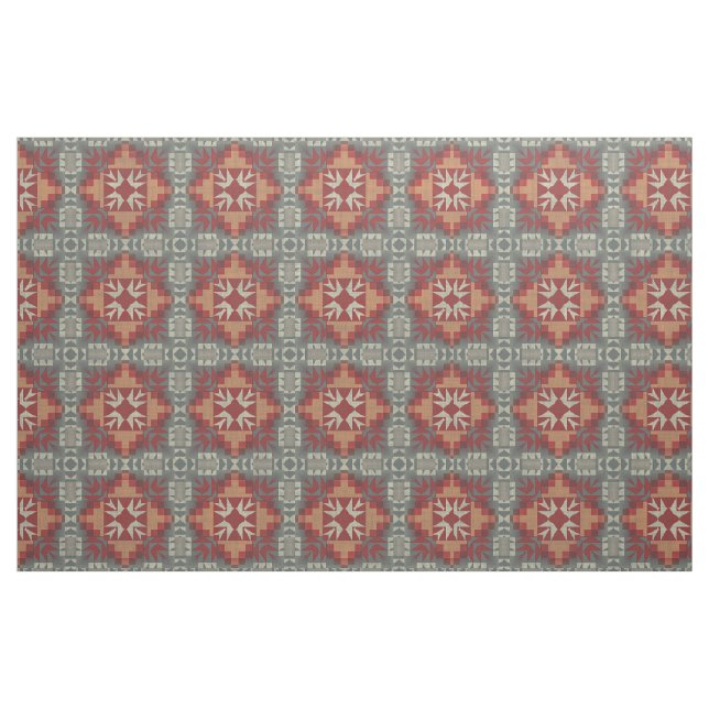 Tecido Cinza Castanha Vermelha Escura Taupe Laranja Escur (Fat Quarter)