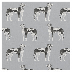 Tecido cinza de cães da raça Harlequin