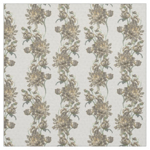 Tecido Cinza de Chrysanthemum