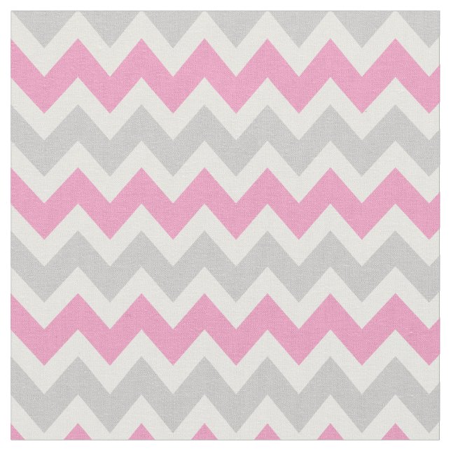 Tecido Cinza e Crânio Moderno Rosa (Detalhe)