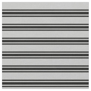 Tecido Cinza e Padrão Striped colorido preto