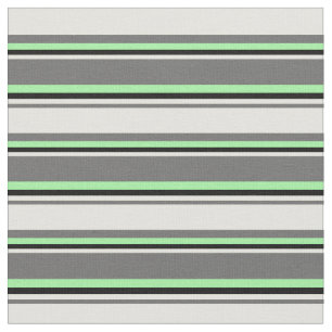 Tecido Cinza Escuro, Amarelo Claro, Preto e Verde