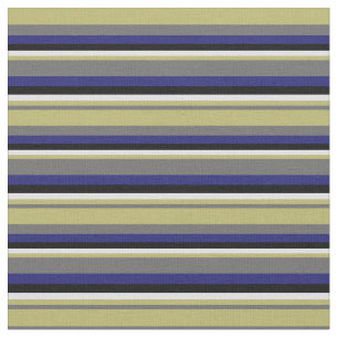 Tecido Cinza, Khaki Escuro, Lavanda, Azul Negro e Meia-No