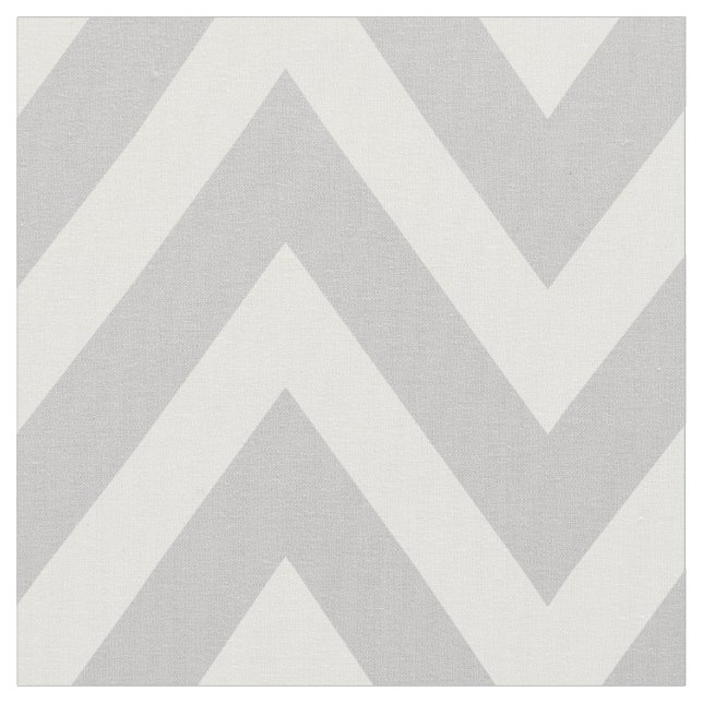 Tecido Cinza Modern Chevron Grande Escala (Detalhe)