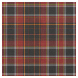 Tecido Cinza Negra Vermelha Xadrez Amarela de Tartan