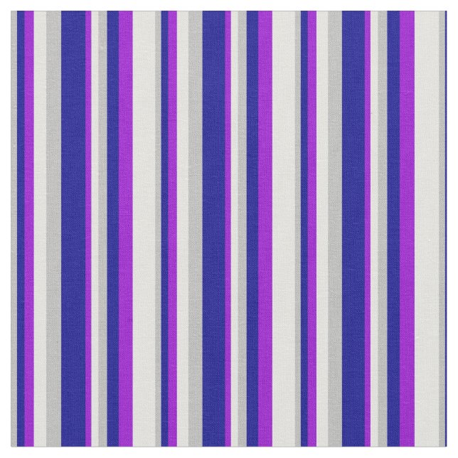 Tecido Cinzas, Azul Escuro, Violeta Escuro e Cano Claro (Detalhe)