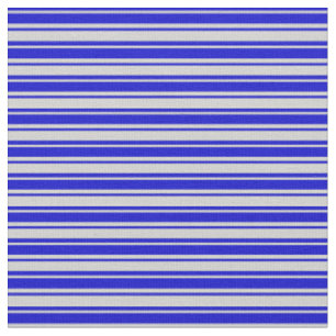 Tecido Cinzas claras e padrão azul de faixas