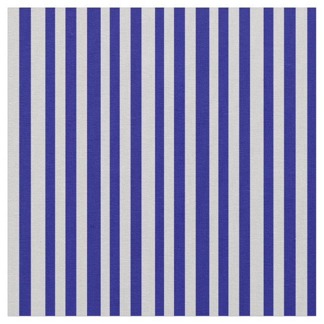 Tecido Cinzas claras e padrão azul de faixas (Detalhe)