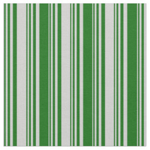 Tecido Cinzas claras e padrão verde escuro