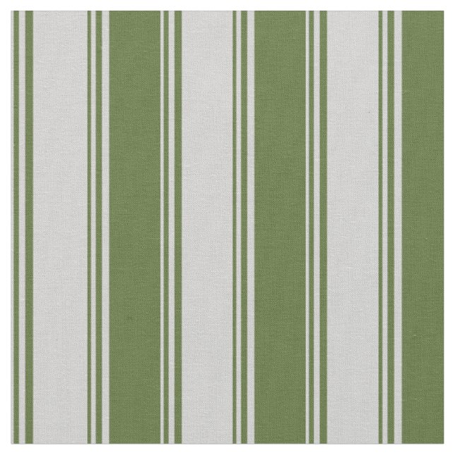 Tecido Cinzas claras e padrão verde-oliva escuro (Detalhe)