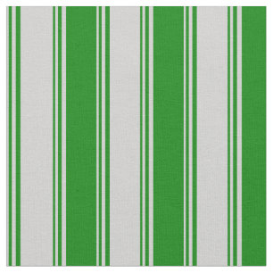 Tecido Cinzas claras e padrão verde riscado/alinhado
