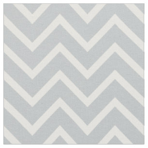 Tecido Cinzas e branco simples clássicos Chevron
