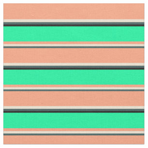 Tecido Cinzas Escuras, Beige, Salmão Claro, Verde, Preto